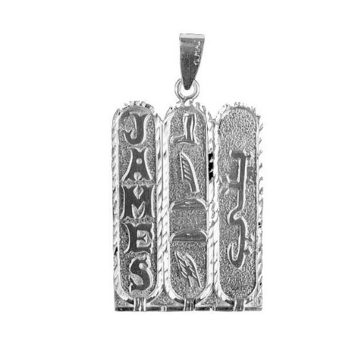 Amazon.com: Egyptian Sterling Silver Isis Custom Cartouche Charm Pendant  Charm In Hieroglyphics or Arabic Or English - Made By AYALZ - Up to (7  Characters) : Handmade Products